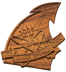 USS James Madison (SSBN 627) Crest Style A