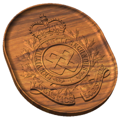 Canadian Forces Logistics Cap Badge Style B