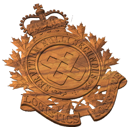 Canadian Forces Logistics Cap Badge Style A