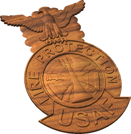 USAF Fire Chief Badge Style A