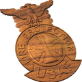 USAF Fire Chief Badge Style A