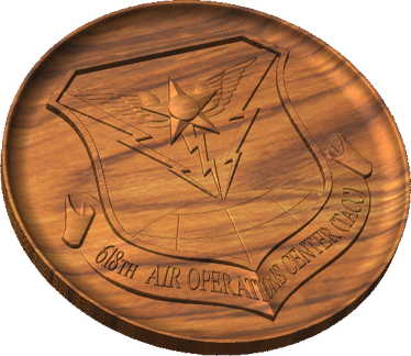 618th Air and Space Ops Center (TACC) Crest Style B