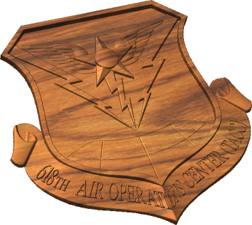 618th Air and Space Ops Center (TACC) Crest Style A