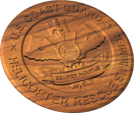 USCG Rescue Swimmer Patch Style A