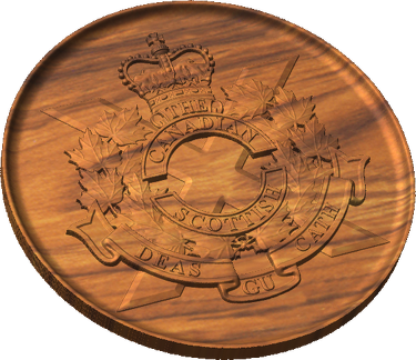 Canadian Scottish Regiment Crest Style B