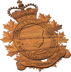 Canadian 39th Service Battalion Crest Style A