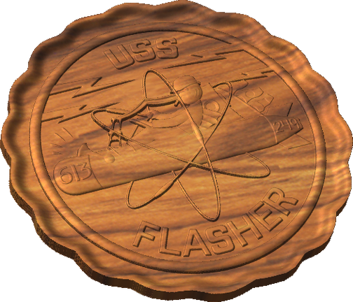  USS Flasher (SSN-613) Crest Style C