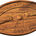 USS Benjamin Franklin SSBN-640 Crest Style A