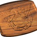 USCG Auxiliary Eagle Hat Emblem Style B