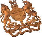 Royal Engineer Helmet Plate (Victorian) Style A