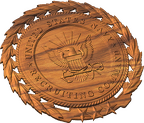 Navy Recruiting Badge with Wreath Style A