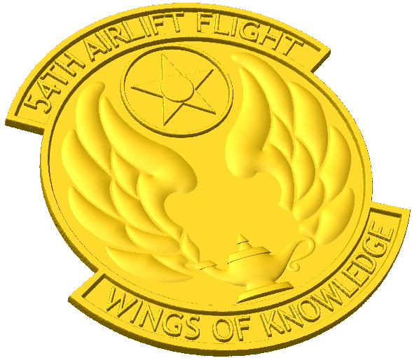 54th Airlift Flight Crest Style A