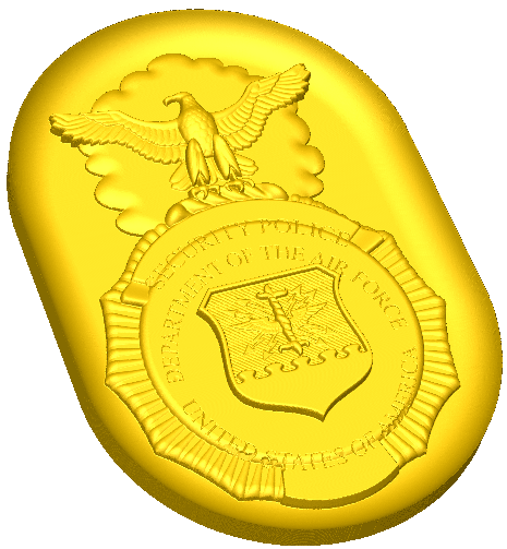 Security Police Badge Style B