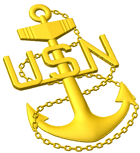 Navy Chief Collar Device Style A