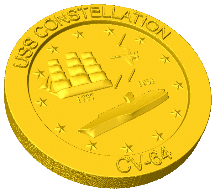 USS Constellation Crest Style A