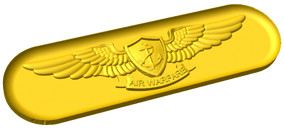 Enlisted Aviation Warfare Specialist Badge Style B