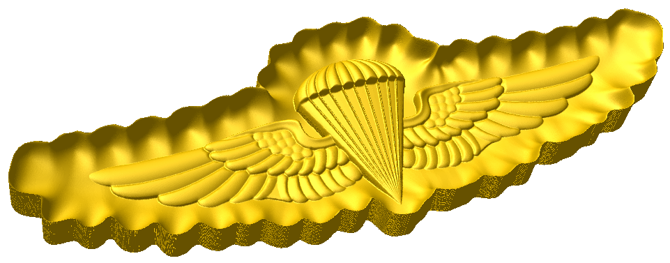 Naval Parachutist Badge Style C