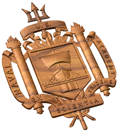US Naval Academy Crest Style A