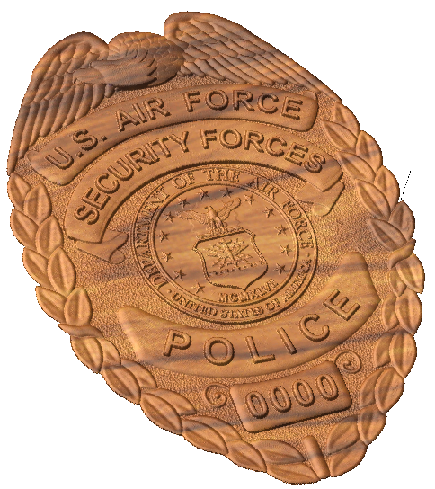 USAF Security Police Badge Style A