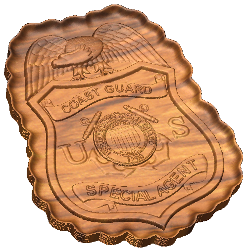 Coast Guard Investigative Service Badge Style C