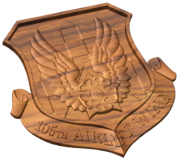105th Airlift Wing Crest Style A