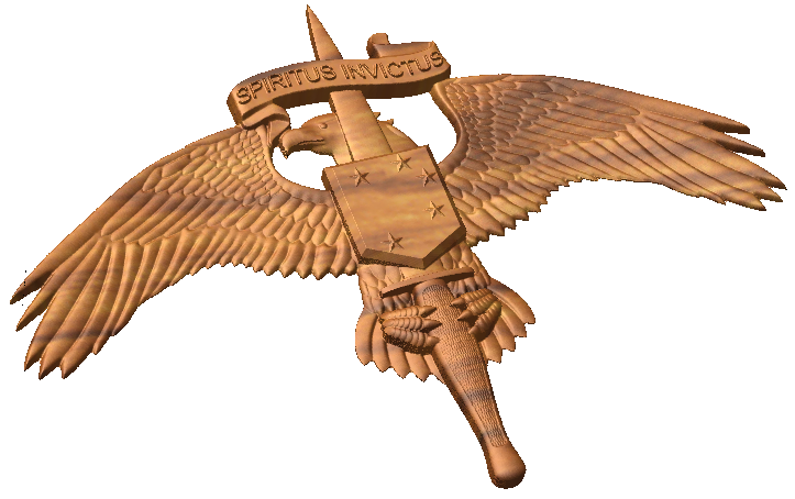 Marine Raider Badge Style A