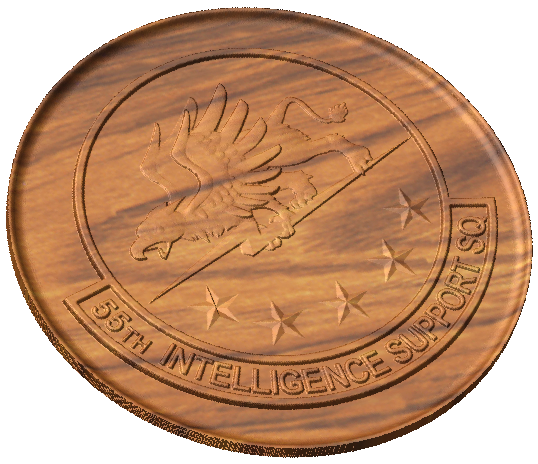 55th Intelligence Support Squadron Crest Style B