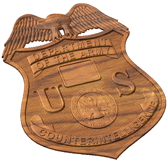 US Army Counterintelligence Badge Style A