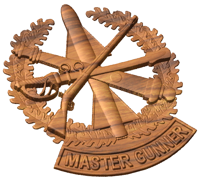 Army Master Gunner Badge Style A