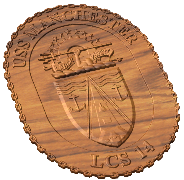 USS Manchester LCS-14 Crest Style A
