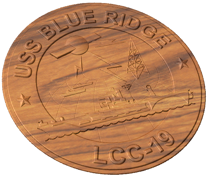 USS Blue Ridge Crest Style A