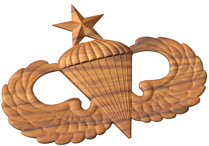 Senior Airborne Wings Style A