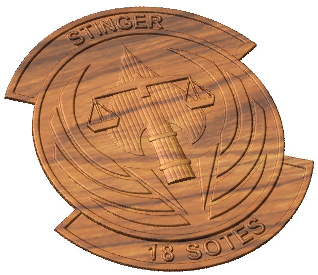 18th Special Operations Test and Evaluation Squadron Crest Style A