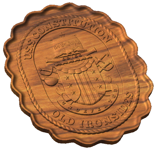 USS Constitution Crest Style C