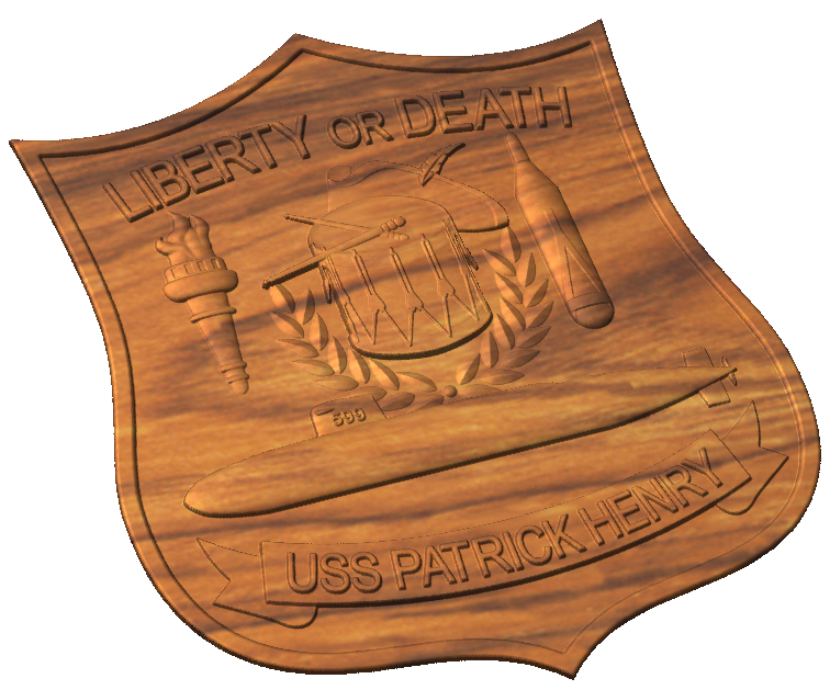 USS Patrick Henry SSBN 599 Crest Style A
