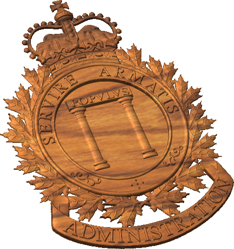 Canadian Forces Admin Branch Badge Style A