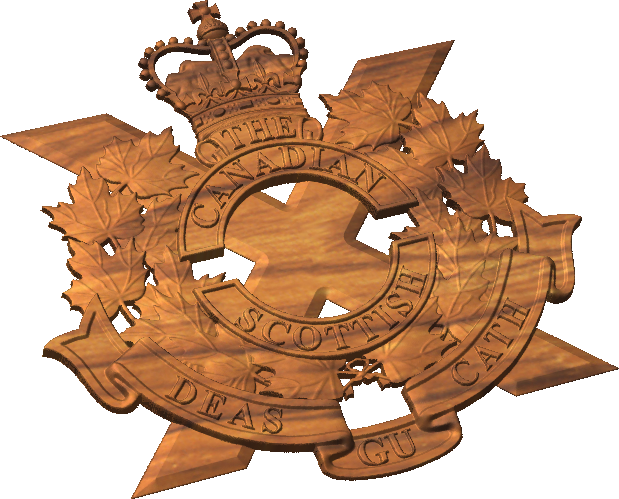 Canadian Scottish Regiment Crest Style A