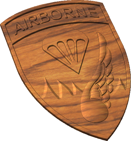 187th Infantry Regiment Airborne Patch Style A