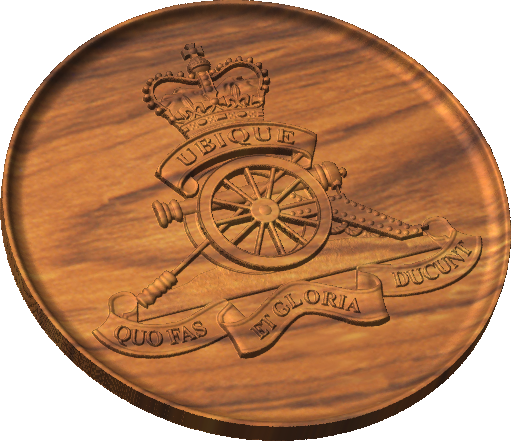 Royal Regiment of Canadian Artillery Crest Style B