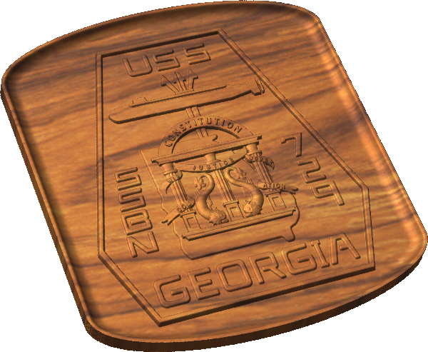 USS Georgia SSBN 729 Crest Style B