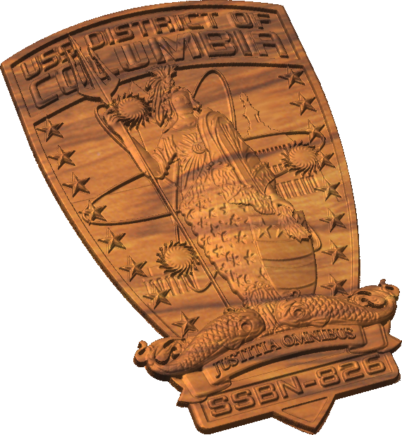 USS District of Columbia (SSBN 826) Crest Style A