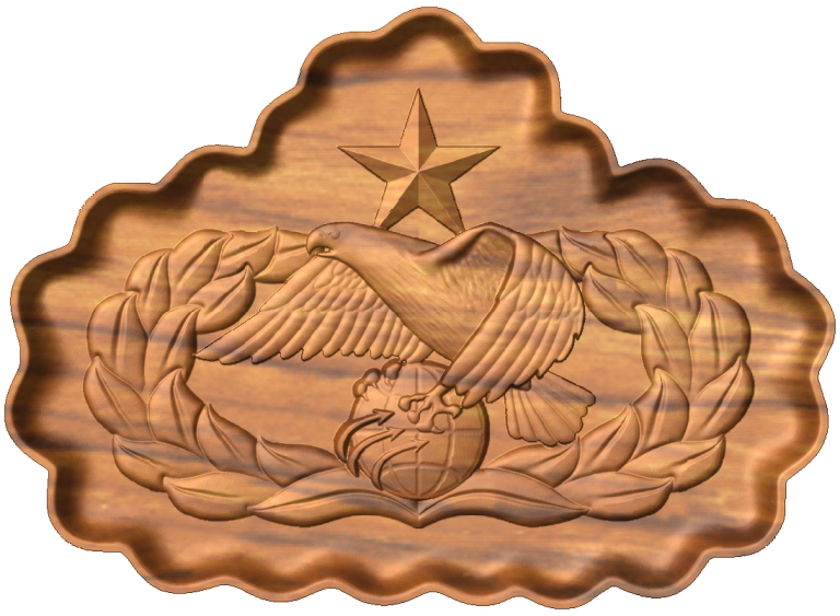 senior_air_transportation_badge_c_1 | CNC Military Emblems